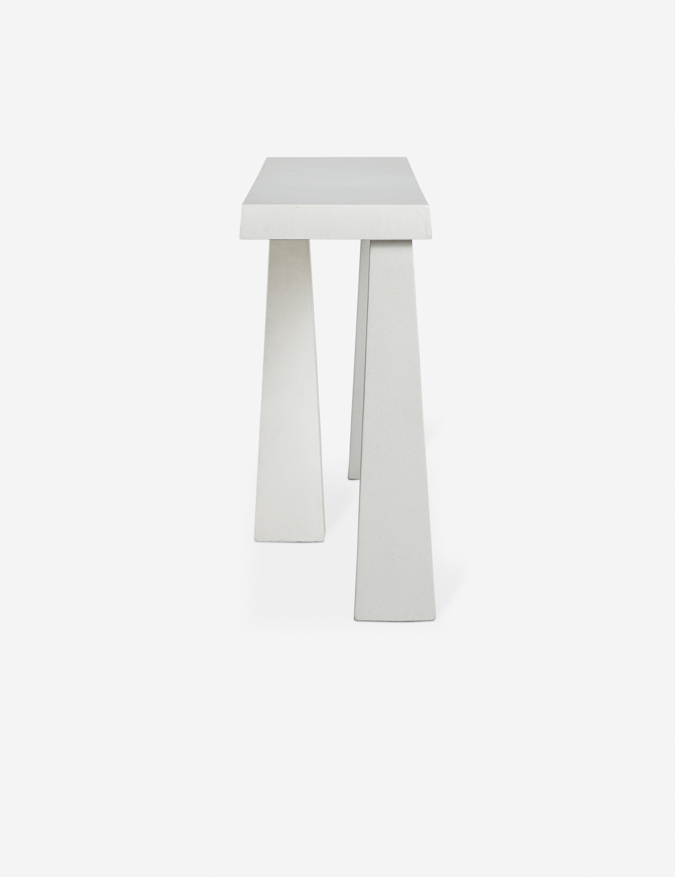 White Console on a white background